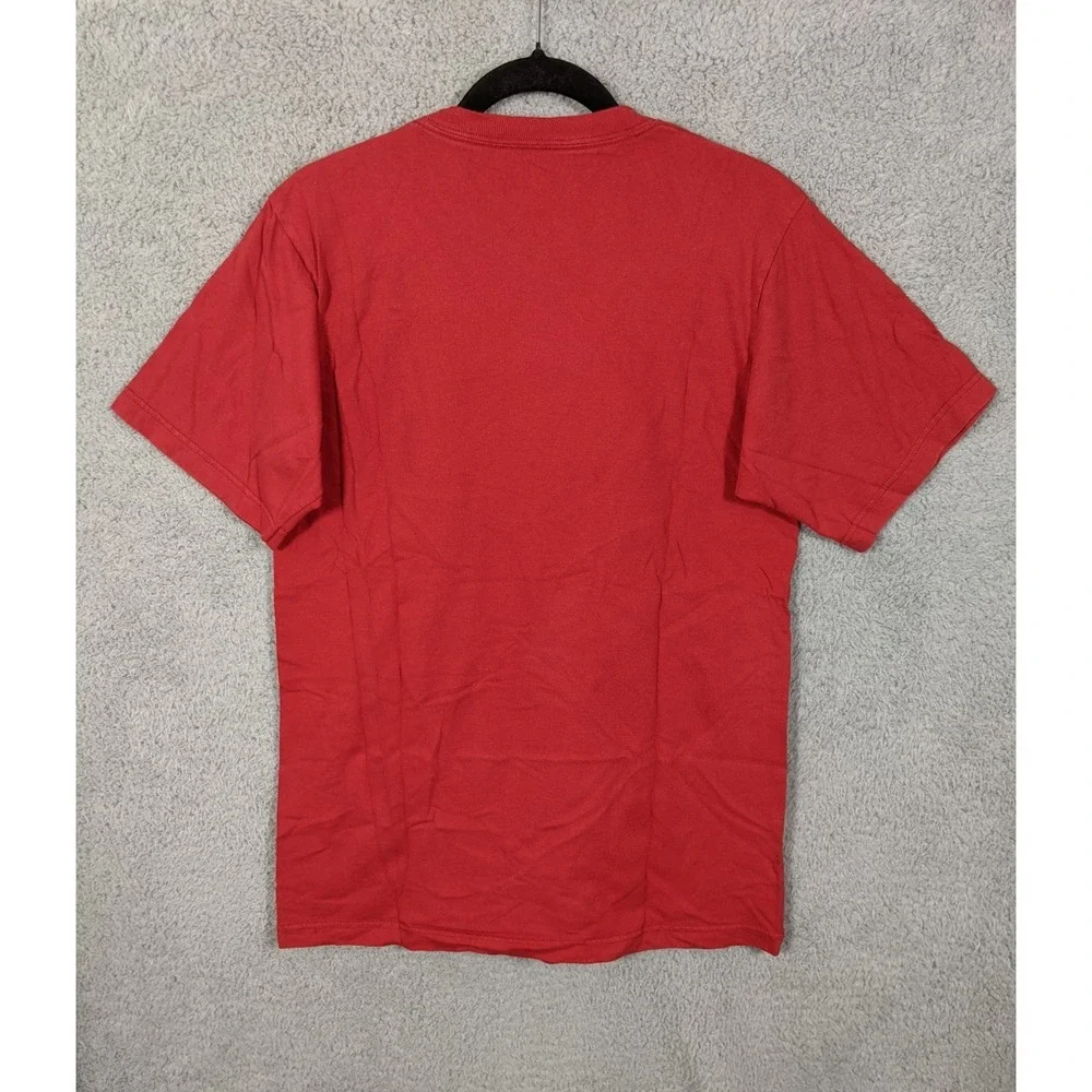 Adidas Nebraska Cornhuskers Sea Of Red Graphic T Shirt Mens M Red Football NCAA